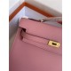 Hermes Kelly Sellier 25 Epsom WAX Pink High