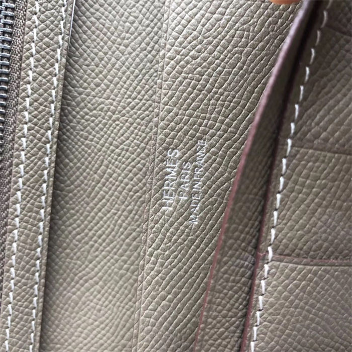 Hermes Bearn Gusset Wallet Epsom Calfskin High