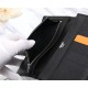 Hermes Bearn Gusset Wallet Epsom Calfskin In Black High