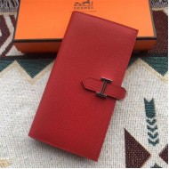 Hermes Bearn Gusset Wallet Epsom Calfskin High