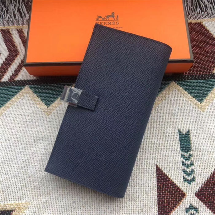 Hermes Bearn Gusset Wallet Epsom Calfskin High