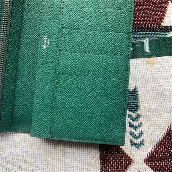 Hermes Bearn Gusset Wallet Epsom Calfskin High