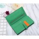 Hermes Bearn Gusset Wallet Epsom Calfskin In Green High