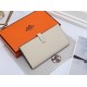 Hermes Bearn Gusset Wallet Epsom Calfskin In Beige High