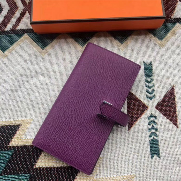 Hermes Bearn Gusset Wallet Epsom Calfskin High