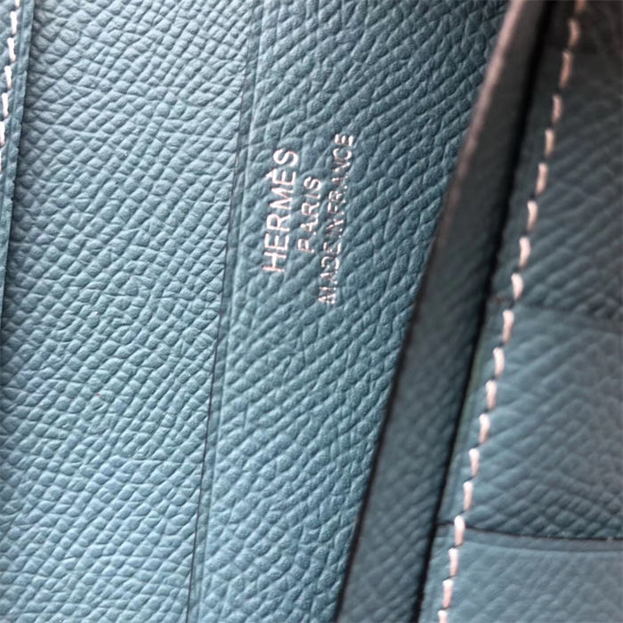 Hermes Bearn Gusset Wallet Epsom Calfskin High