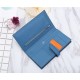 Hermes Bearn Gusset Wallet Epsom Calfskin In Denim-Blue High