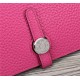 Hermes Dogon Combine Wallet Calfskin In Fuchsia High