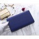 Hermes Constance Long Wallet Epsom Calfskin In Navy High