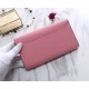 Hermes Constance Long Wallet Epsom Calfskin In Pink High