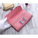 Hermes Constance Long Wallet Epsom Calfskin In Pink High