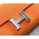 Hermes Constance Long Wallet Epsom Calfskin In Orange High