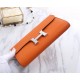 Hermes Constance Long Wallet Epsom Calfskin In Orange High