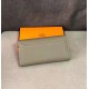 Hermes Constance Long Wallet Epsom Calfskin In Tourterelle High