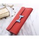 Hermes Constance Long Wallet Epsom Calfskin In Orange-Red High