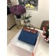 Hermes Herbag 31 bag Canvas and Leather Denim Blue High