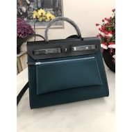 Hermes Herbag 31 bag Canvas and Leather Olive High