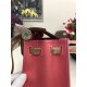 Hermes Herbag 31 bag Canvas and Leather Pink High