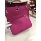 Hermes Herbag 31 bag Canvas and Leather Fuchsia High