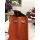 Hermes Herbag 31 bag Canvas and Leather Orange High