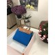 Hermes Herbag 31 bag Canvas and Leather Royal Blue High