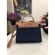 Hermes Herbag 31 bag Canvas and Leather Navy High