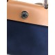 Hermes Herbag 31 bag Canvas and Leather Navy High