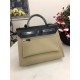 Hermes Herbag 31 bag Canvas and Leather Beige High