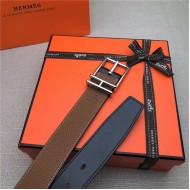 Hermes Nathan 32 reversible belt Togo Camel High