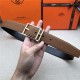 Hermes Nathan 32 reversible belt Togo Camel High