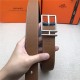 Hermes Nathan 32 reversible belt Togo Camel High