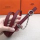 Hermes Chain belt buckle & Reversible leather strap 13 mm Epsom Red/Burgundy High