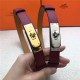 Hermes Kelly 18 belt Epsom Burgundy High