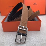 Hermes Cape Code 32 reversible belt Epsom Camel High