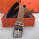 Hermes Cape Code 32 reversible belt Epsom Camel High