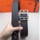 Hermes Nathan 38 reversible belt Togo Coffee High