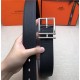 Hermes Nathan 38 reversible belt Togo Black High