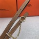 Hermes Chain belt buckle & Reversible leather strap 13 mm Epsom Camel/Black High