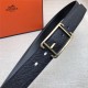 Hermes Society 32 reversible belt Epsom Black High