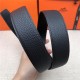 Hermes Quentin reversible belt 32 mm Togo Black High