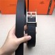 Hermes Quentin reversible belt 32 mm Togo Black High