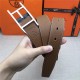 Hermes Quentin reversible belt 32 mm Togo Camel High