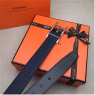 Hermes Quentin reversible belt 32 mm Togo Navy High