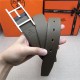 Hermes Quentin reversible belt 32 mm Togo Grey High