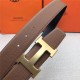 Hermes H belt buckle & reversible strap 32/38 mm Togo Camel High