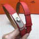 Hermes Kelly 18 belt Epsom Red High