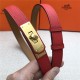 Hermes Kelly 18 belt Epsom Red High