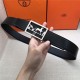 Hermes Carriage reversible Belt 32/38 mm Togo Black High