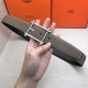 Hermes Reversible belt 32 mm Epsom Grey High