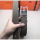 Hermes Society 32 reversible belt Togo Grey High